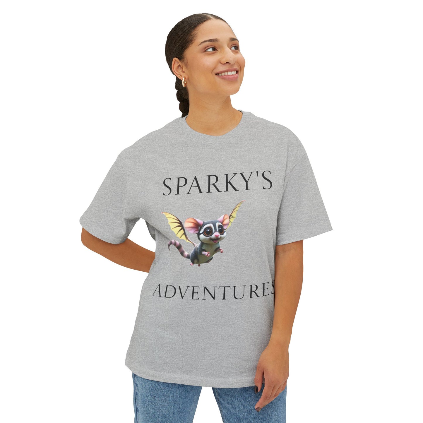 Sparky's Adventures Light Colors Unisex Oversized Boxy Tee