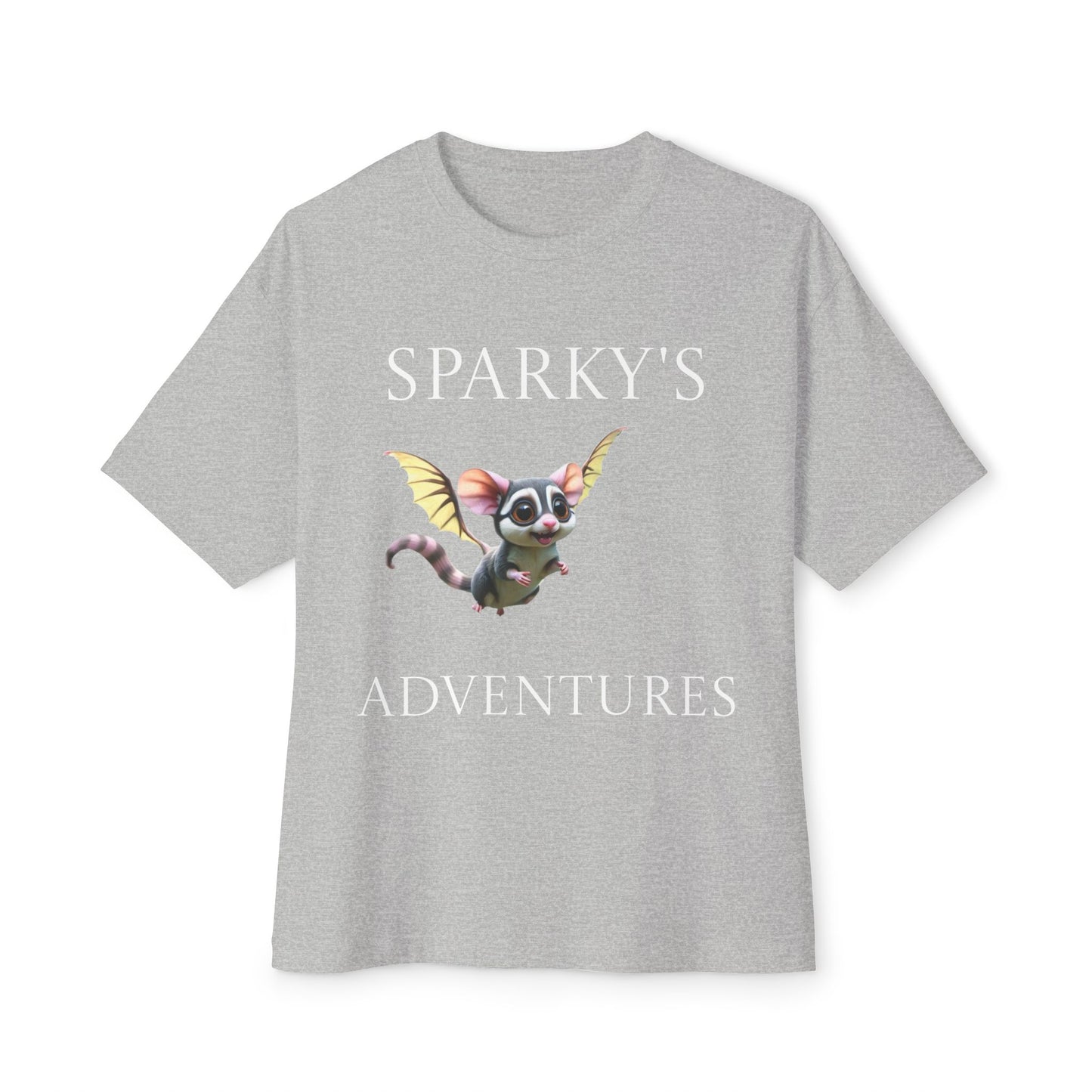Sparky's Adventures Dark Colors Unisex Oversized Boxy Tee