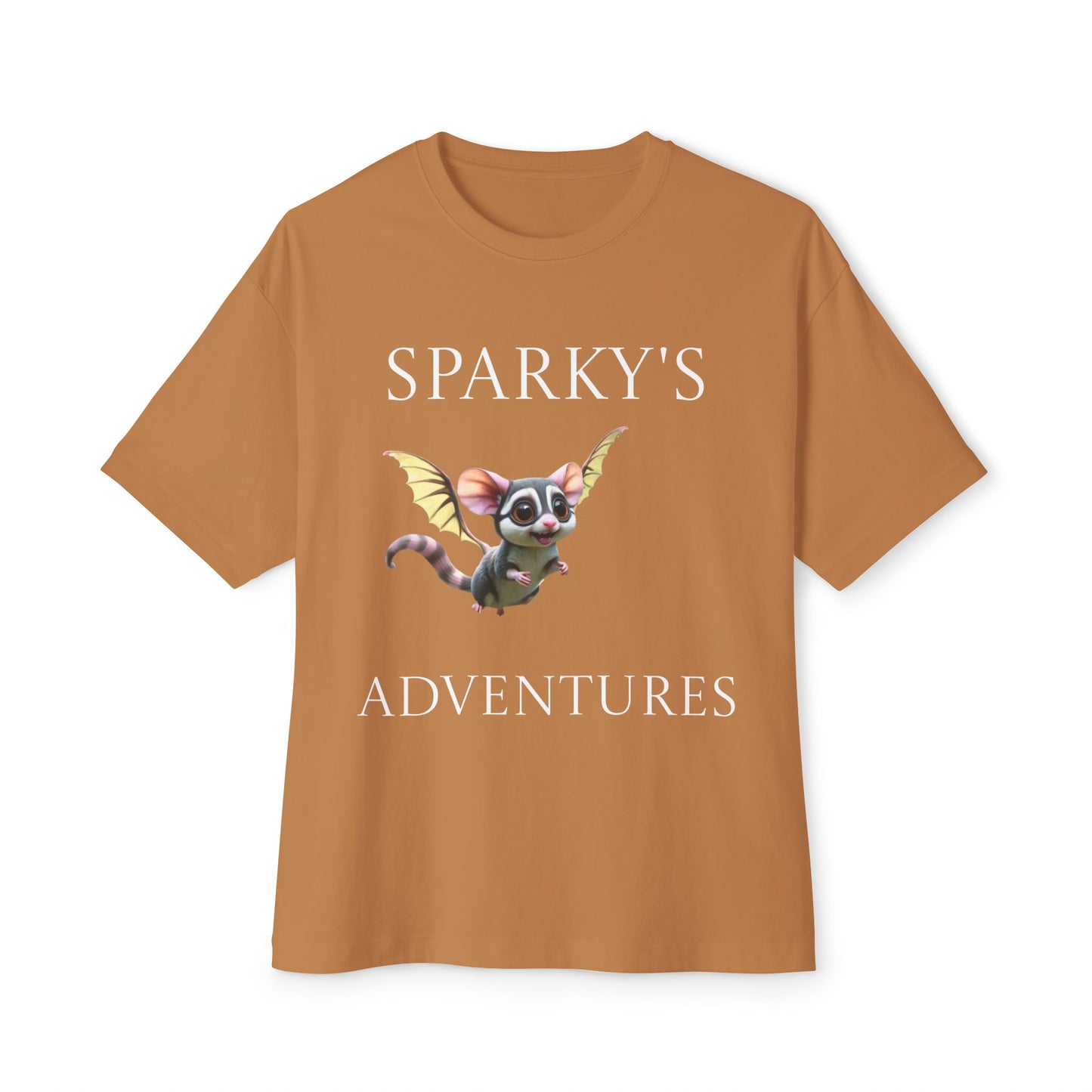 Sparky's Adventures Dark Colors Unisex Oversized Boxy Tee