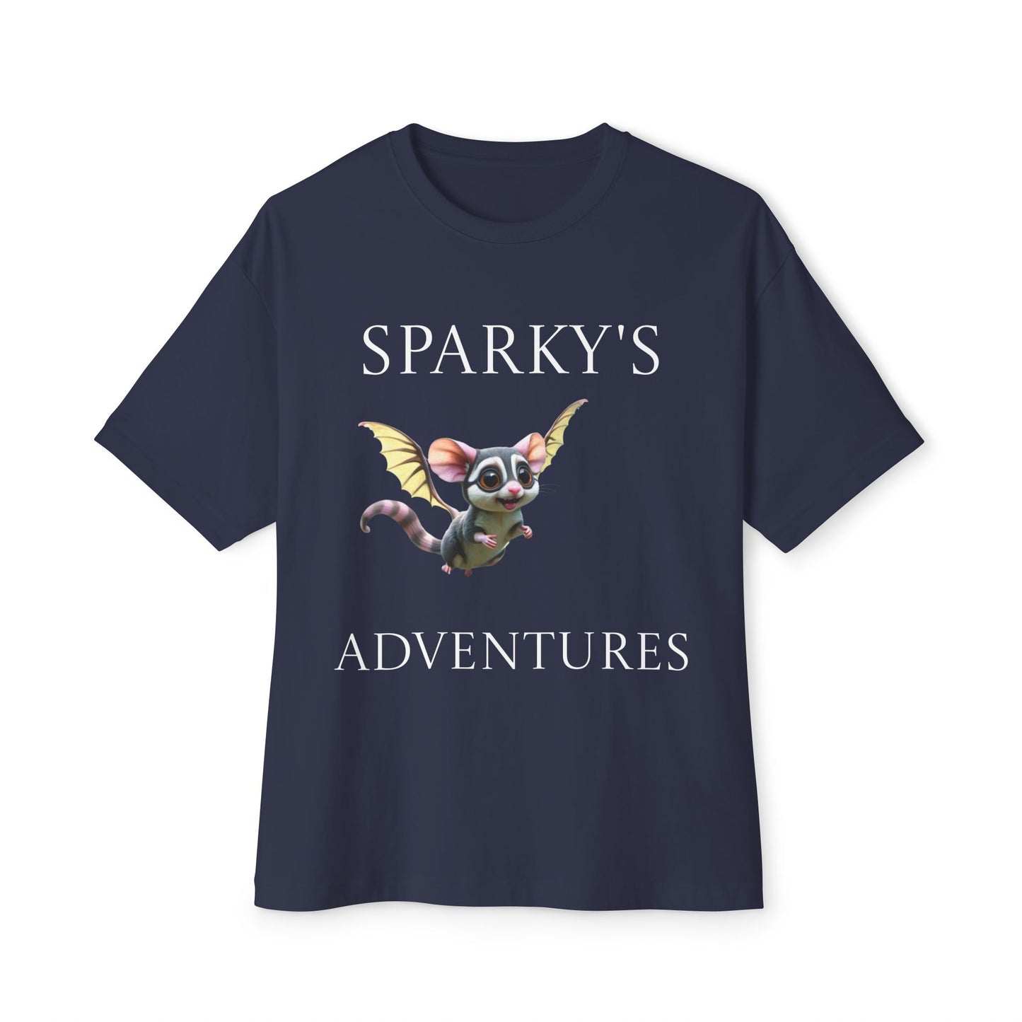 Sparky's Adventures Dark Colors Unisex Oversized Boxy Tee
