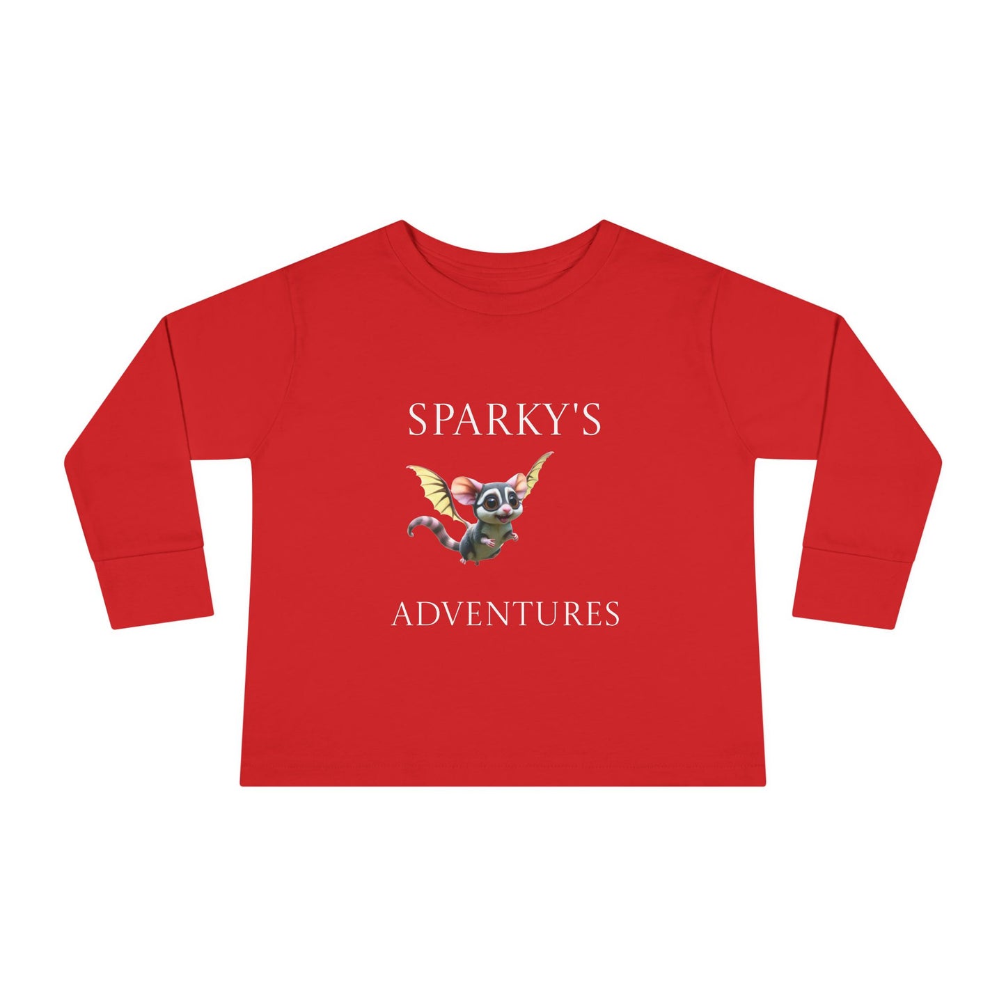 Sparky's Adventures Presents The Adventurous Toddler Long Sleeve Tee Dark Colors - Perfect for Playdates, Birthdays, and Family Outings, Cute Kids Shirt, Gift for Animal Lovers, [...]