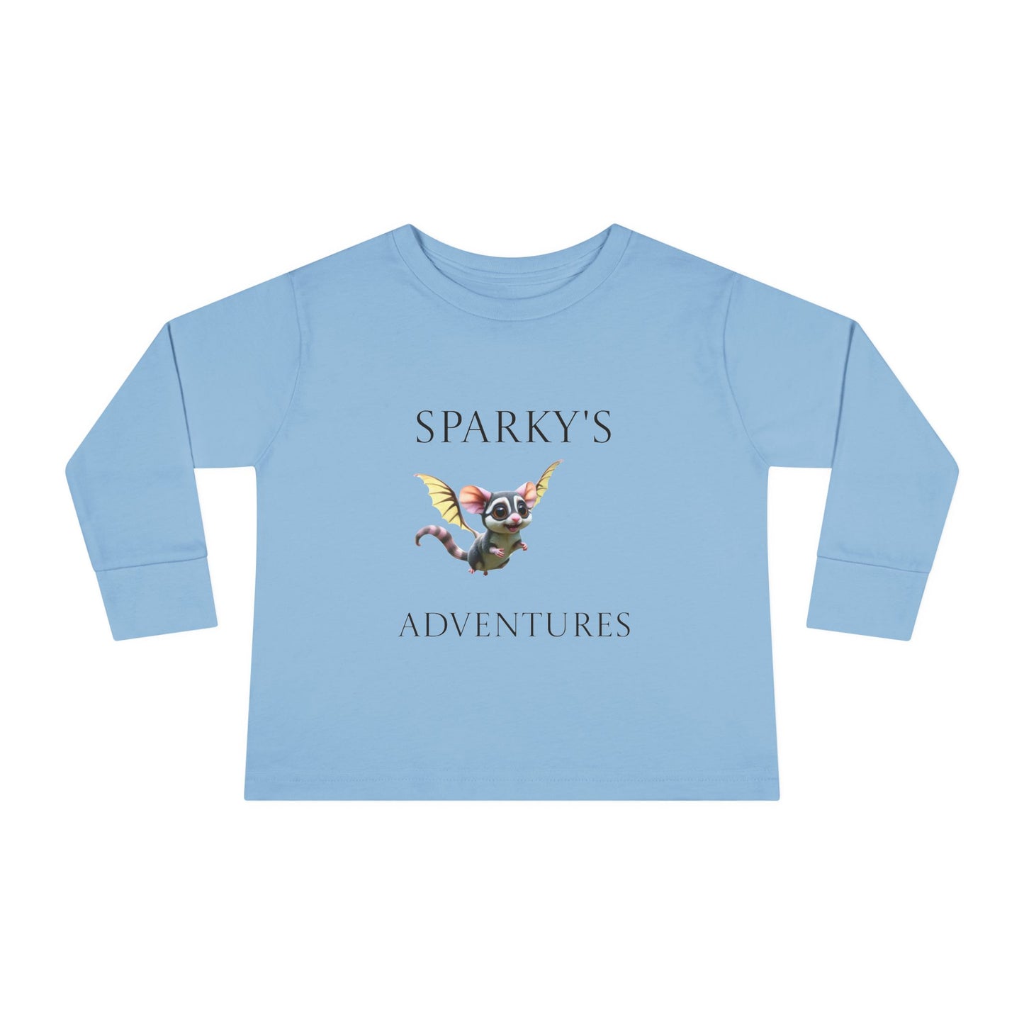 Sparky's Adventures Presents The Adventurous Toddler Long Sleeve Tee - Perfect for Playdates, Birthdays, and Family Outings, Cute Kids Shirt, Gift for Animal Lovers, [...]