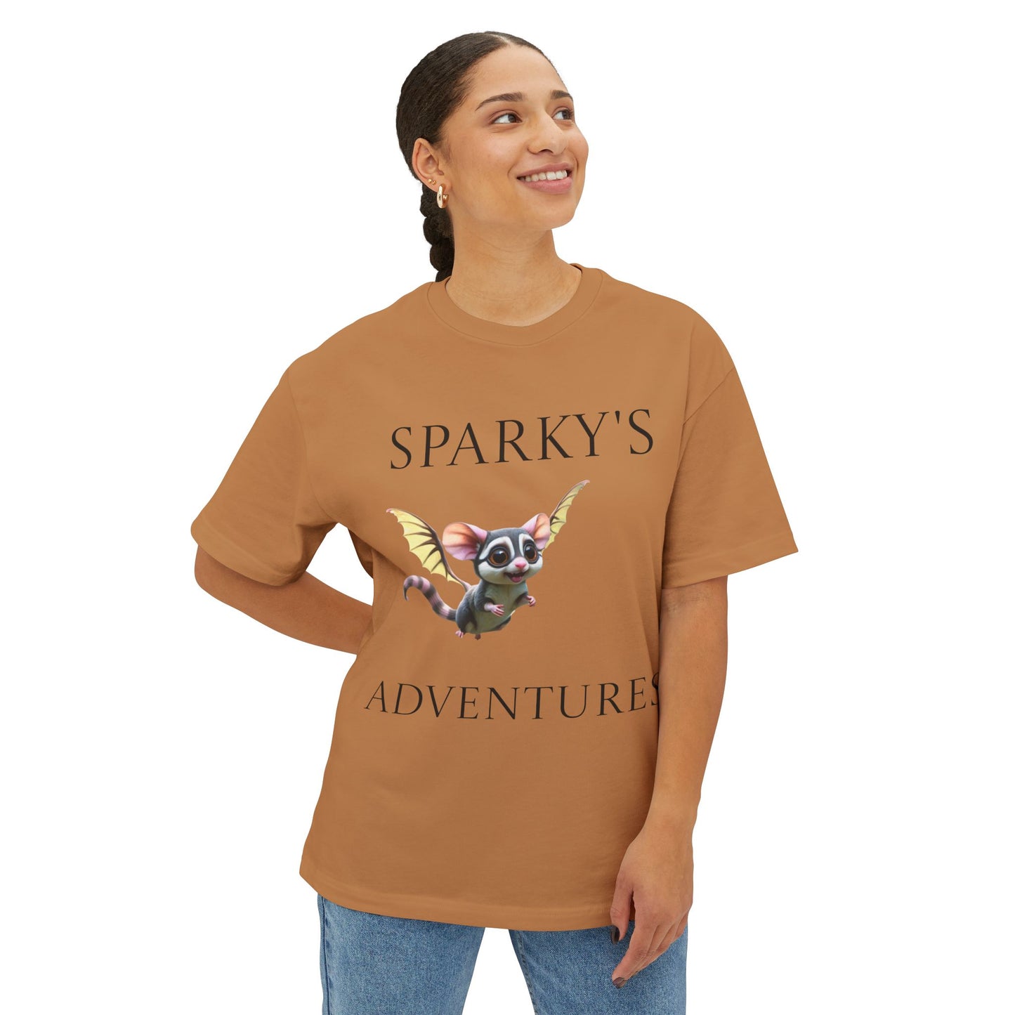Sparky's Adventures Light Colors Unisex Oversized Boxy Tee