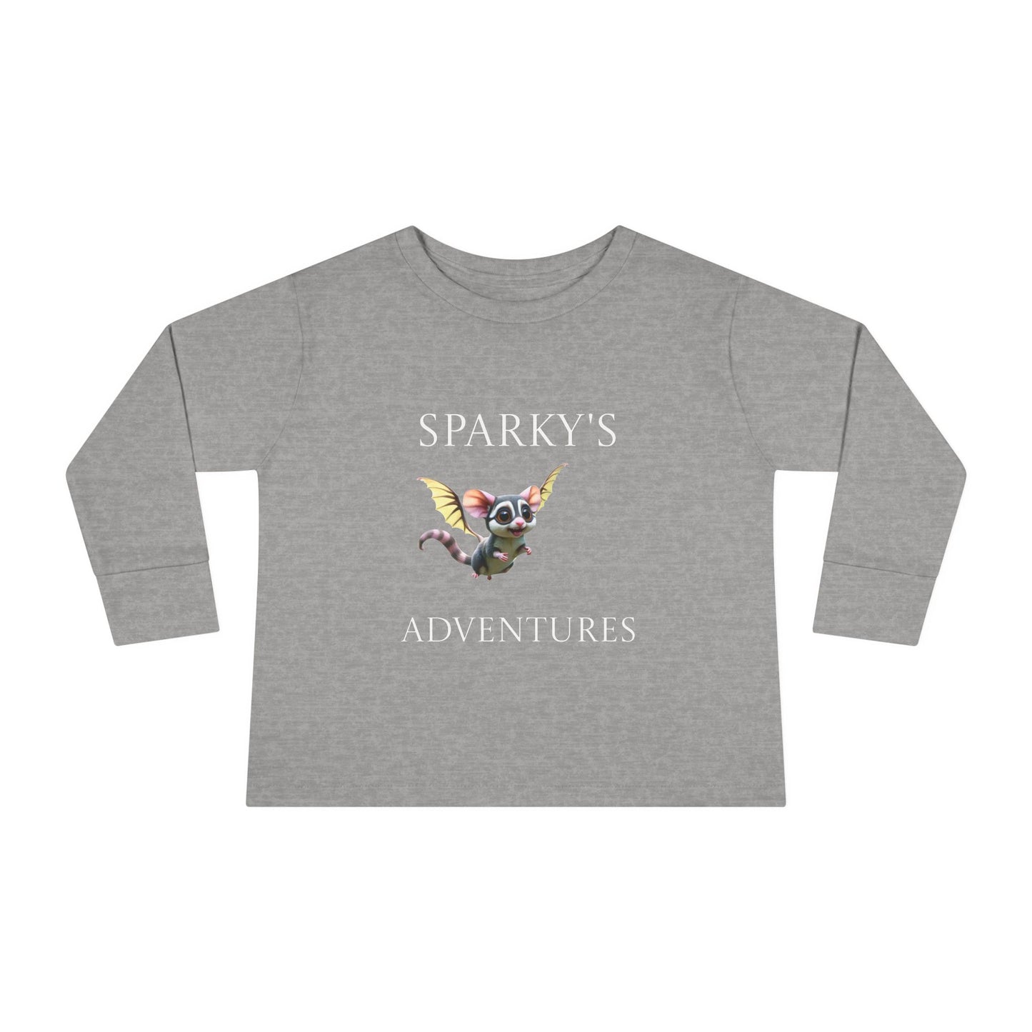 Sparky's Adventures Presents The Adventurous Toddler Long Sleeve Tee Dark Colors - Perfect for Playdates, Birthdays, and Family Outings, Cute Kids Shirt, Gift for Animal Lovers, [...]
