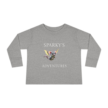Sparky's Adventures Presents The Adventurous Toddler Long Sleeve Tee Dark Colors - Perfect for Playdates, Birthdays, and Family Outings, Cute Kids Shirt, Gift for Animal Lovers, [...]