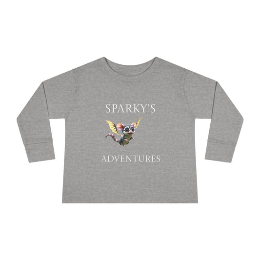 Sparky's Adventures Presents The Adventurous Toddler Long Sleeve Tee Dark Colors - Perfect for Playdates, Birthdays, and Family Outings, Cute Kids Shirt, Gift for Animal Lovers, [...]