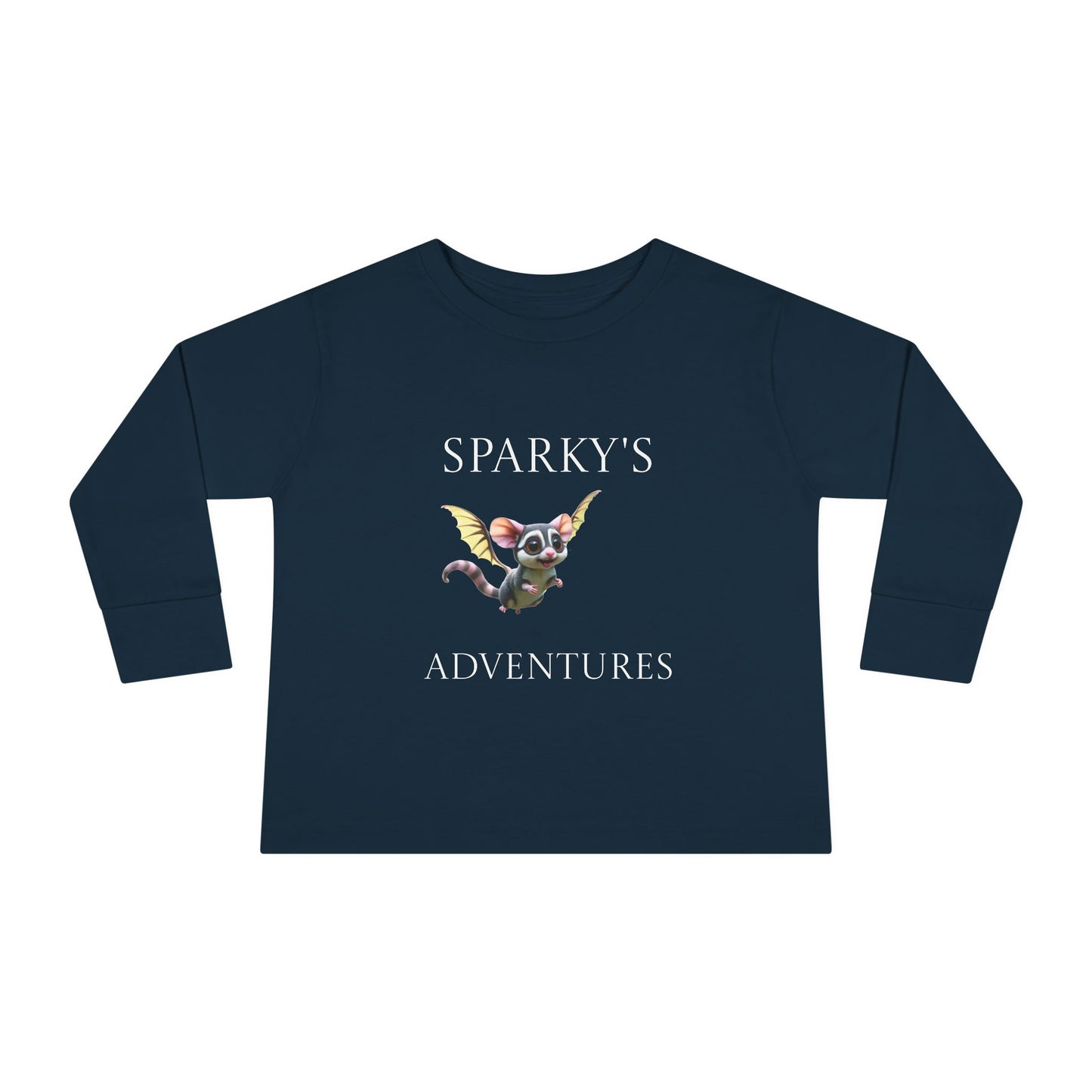 Sparky's Adventures Presents The Adventurous Toddler Long Sleeve Tee Dark Colors - Perfect for Playdates, Birthdays, and Family Outings, Cute Kids Shirt, Gift for Animal Lovers, [...]