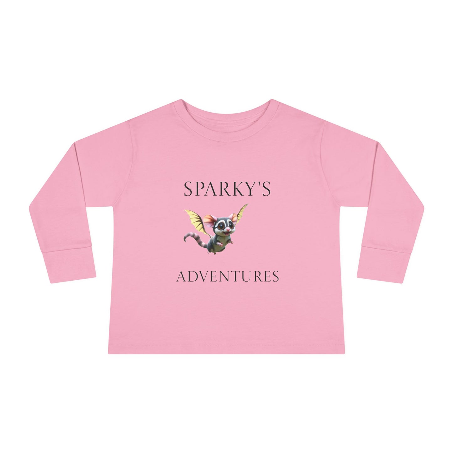 Sparky's Adventures Presents The Adventurous Toddler Long Sleeve Tee - Perfect for Playdates, Birthdays, and Family Outings, Cute Kids Shirt, Gift for Animal Lovers, [...]