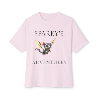 Sparky's Adventures Light Colors Unisex Oversized Boxy Tee