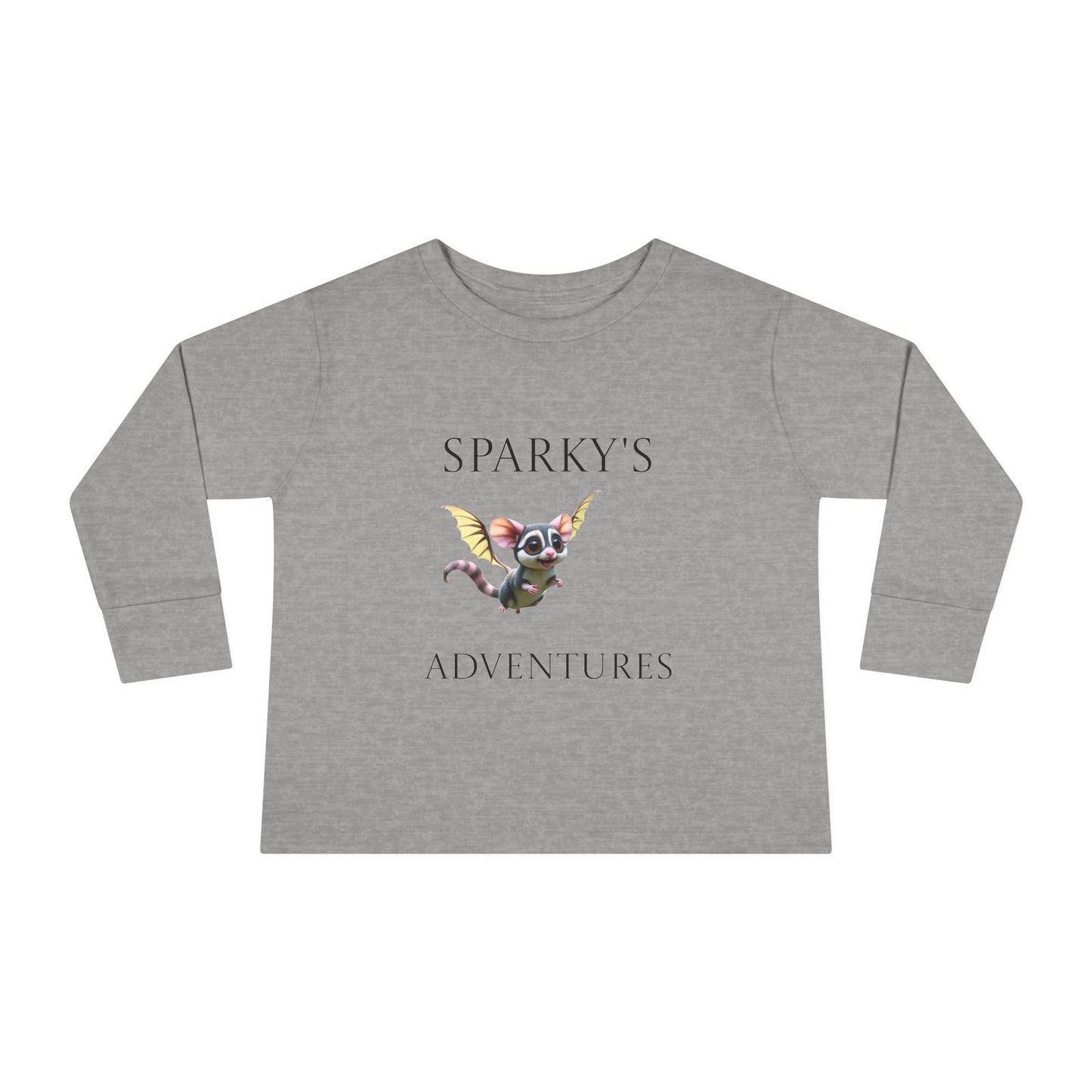 Sparky's Adventures Presents The Adventurous Toddler Long Sleeve Tee - Perfect for Playdates, Birthdays, and Family Outings, Cute Kids Shirt, Gift for Animal Lovers, [...]