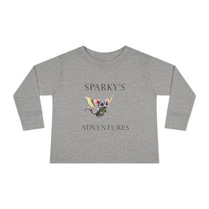 Sparky's Adventures Presents The Adventurous Toddler Long Sleeve Tee - Perfect for Playdates, Birthdays, and Family Outings, Cute Kids Shirt, Gift for Animal Lovers, [...]